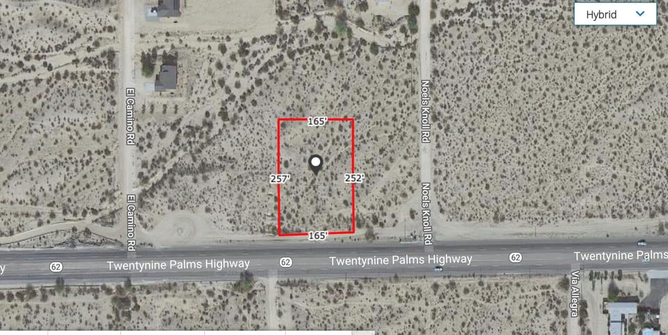 1 Acre On Hwy 62 Near El Camino Road