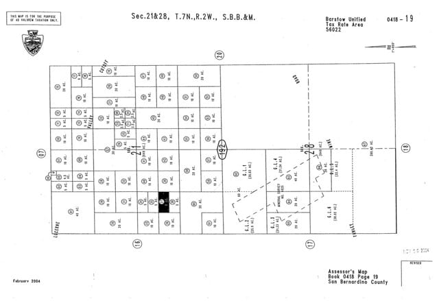 0 Stoddard Wells and Lucerne Valley Cutoff