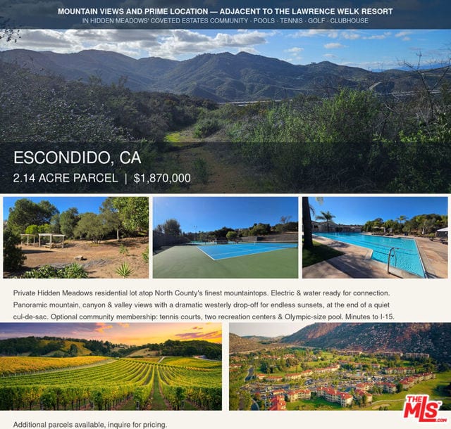 0 Sandhurst Highway, Escondido, CA 92026