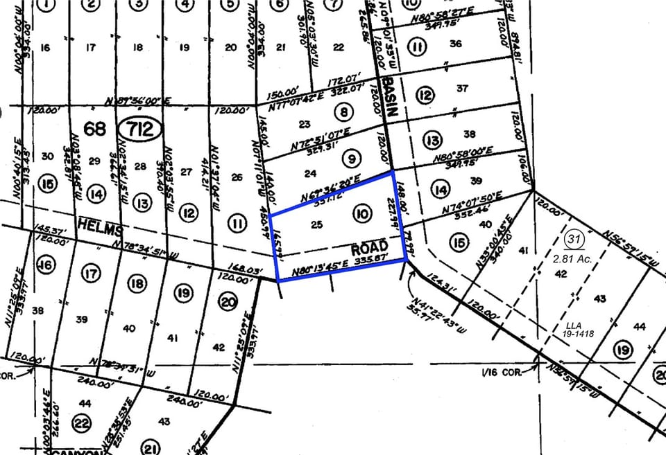 10 Basin and Helms Road